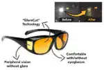 Headlight Glasses with "GlareCut" Technology E01