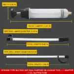 200ml Syringe Type Suction And Injection Dual-purpose Oil Change Tool Manual Oil Filling Device