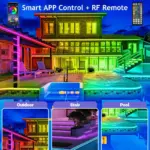 Weatherproof RGB LED Smart Outdoor Lights