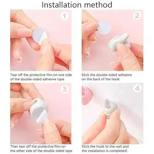 Hook installation example