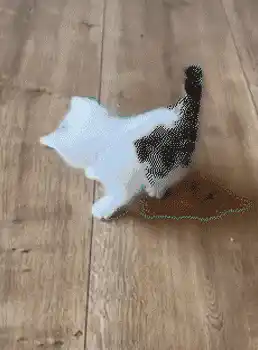 Interactive cat toy animated gif
