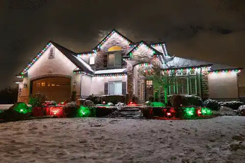 Outdoor lighting display