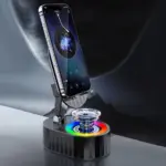 2025 Upgraded Cell Phone Stand with Induction Speaker/Power Bank/Atmosphere Light - Image 2