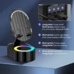 2025 Upgraded Cell Phone Stand with Induction Speaker/Power Bank/Atmosphere Light - Image 5