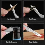 Folding Scalpel Knife with 10pcs Replaceable Blades - Image 9