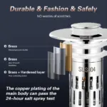 Universal Stainless Steel Drain Strainer - Image 9