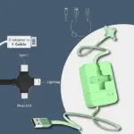 3-in-1 Retractable Charging Cable with Phone Stand – Apple / Type-C / Micro USB - Image 3