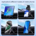 SmartSense 360° Wireless Charging Phone & Pad Holder - Image 5