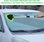 Car Windshield Cleaning Tool with Extendable Handle - Image 4